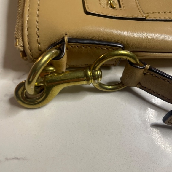 Coach Tan Leather Crossbody Bag - Picture 5 of 5